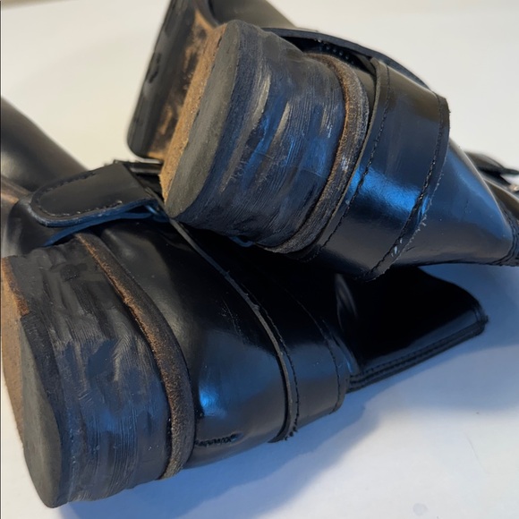 All Saints Jules Black Harness Moto Booties/Boots Size 40 - Picture 5 of 8